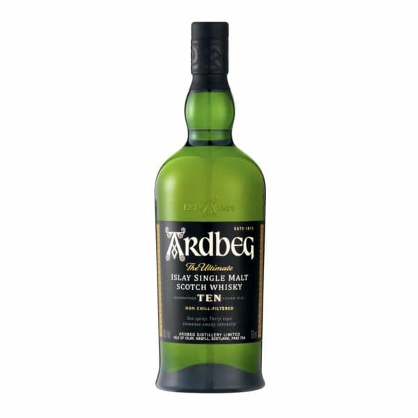  Ardbeg 10 Year Old Single Malt Scotch Whisky Giftbox 750ml