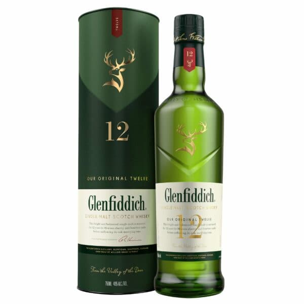  Glenfiddich 12yr Old Single Malt Scotch Whisky