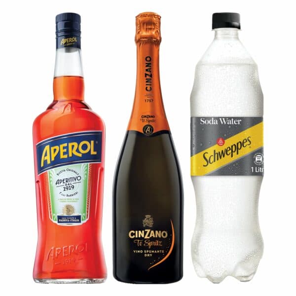  Aperol With Cinzano To Spritz & 1L Soda