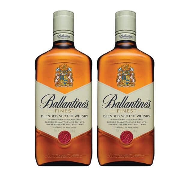  Ballantines Finest Whisky 750ml Twin Pack
