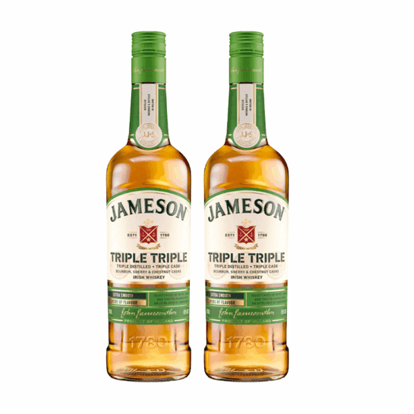  Jameson Triple Triple 750ml Twin Pack